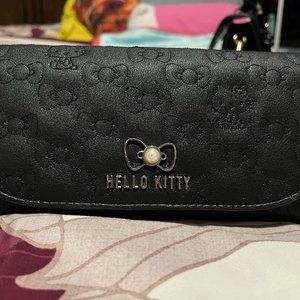 Hello Kitty Embossed Faux Leather Tri-fold Wallet